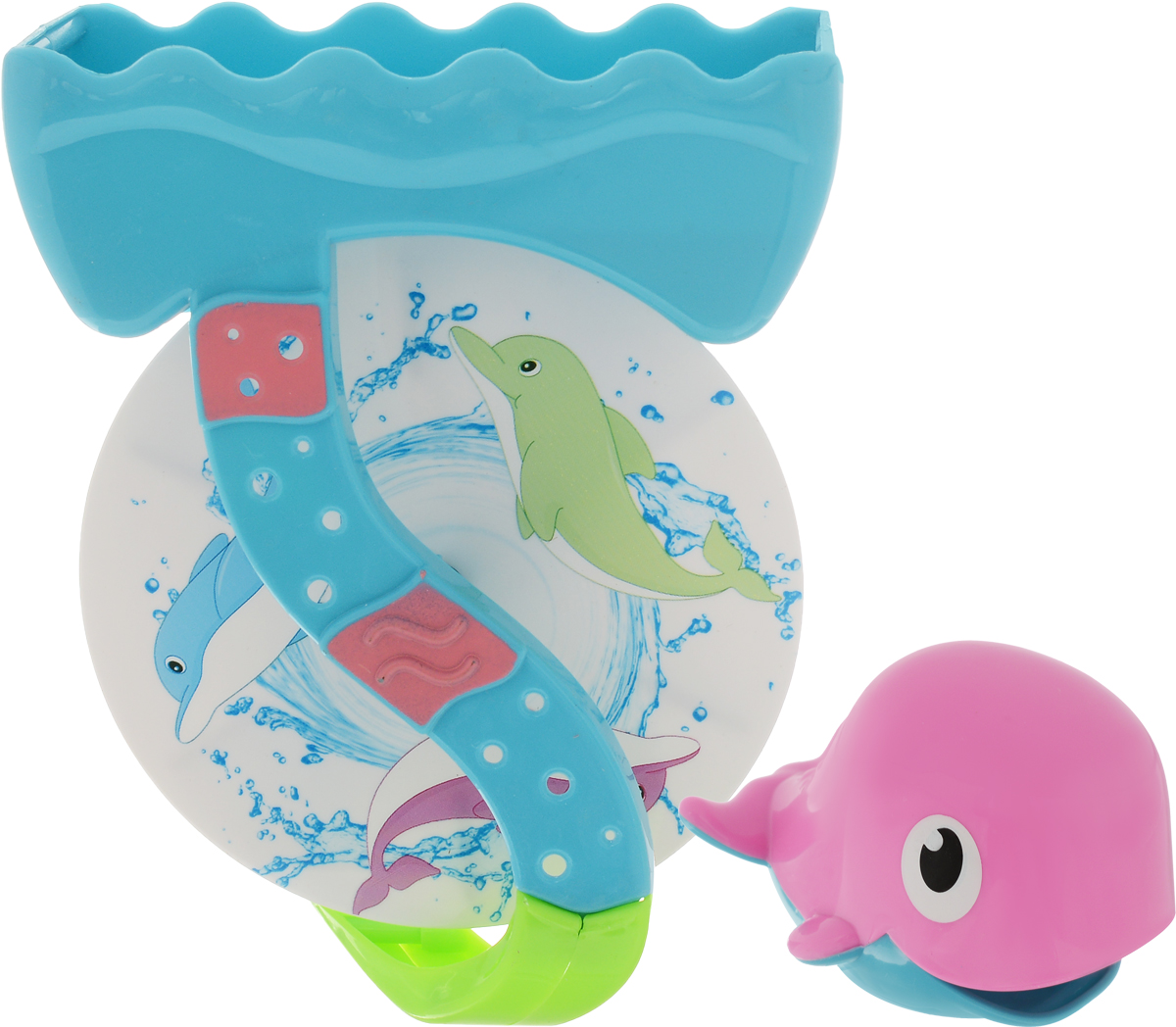 ABtoys Игрушка для ванной Дельфин цвет розовый голубой