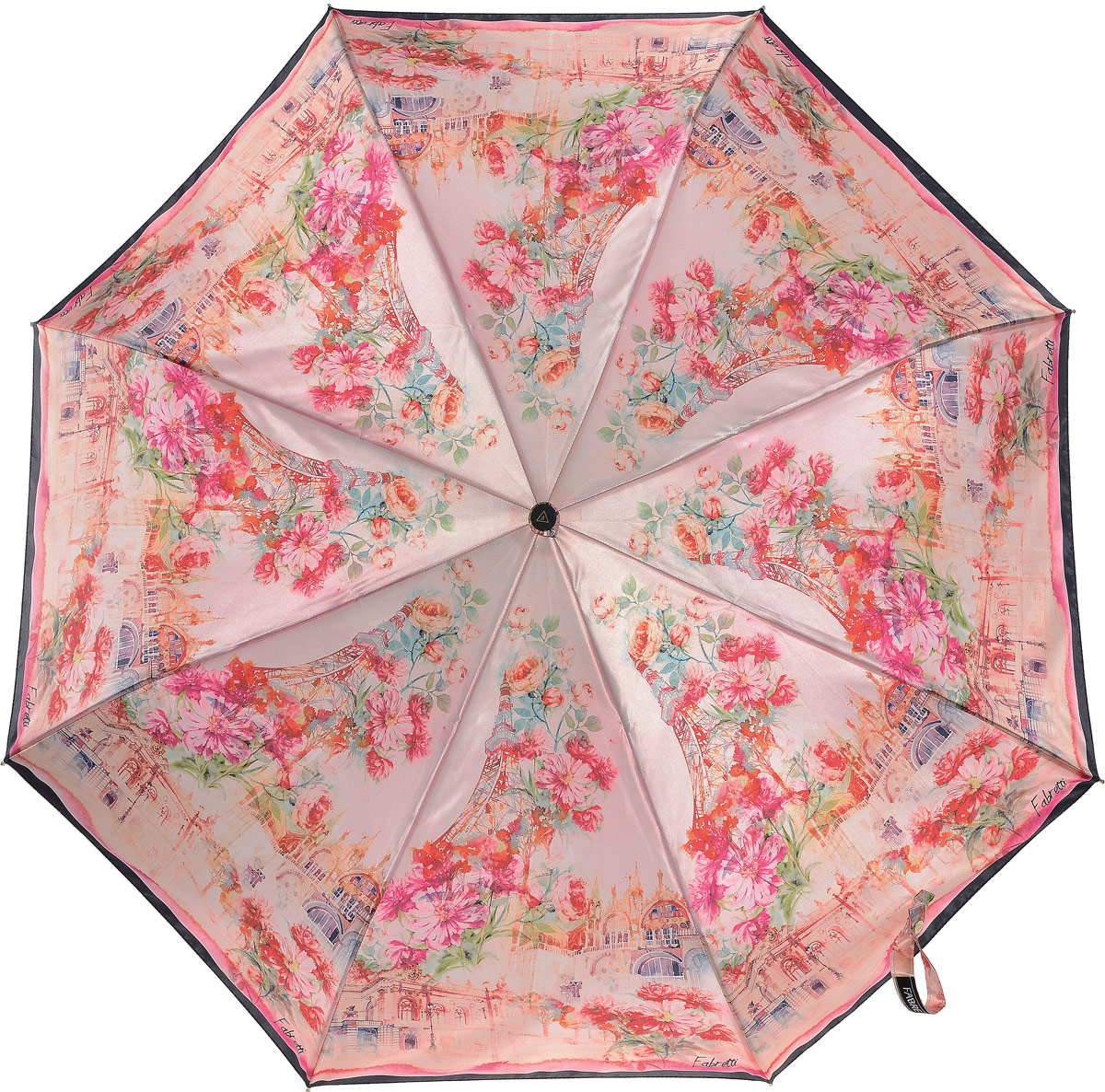 Зонт женский Fabretti, цвет: светло-розовый, мультиколор. S-17101-3