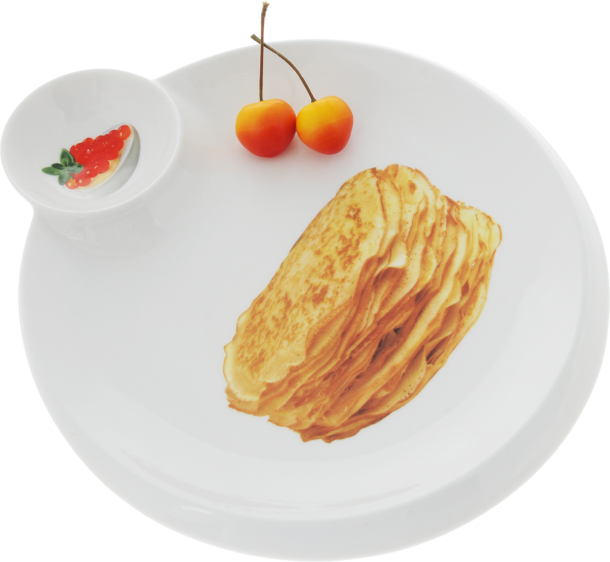 Тарелка с блинчиками