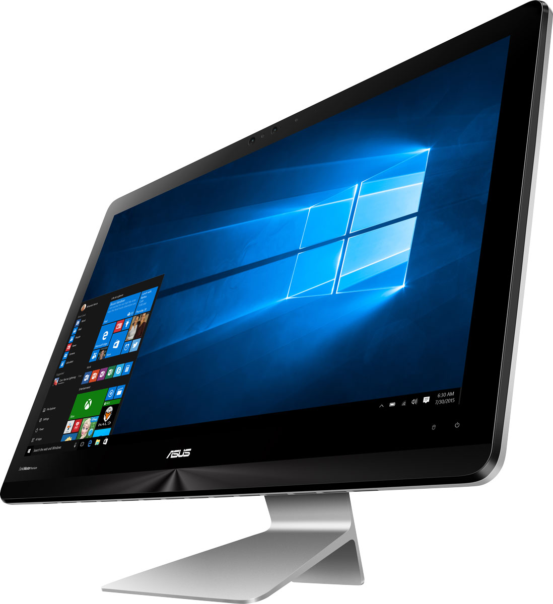 ASUS Zen AiO ZN241ICGK-RA004T, Grey моноблокZN241ICGK-RA004T ASUS Zen AiO ZN241ICGK-RA004T, Grey моноблокZN241ICGK-RA004TМоноблочный компьютер ASUS Zen AiO ZN241IC — еще одно доказательство того, что современные технологии могут быть красивыми. Его монолитный корпус в кварцевом сером цвете с оригинальной текстурой поверхности идеально впишется в любой домашний интерьер.ASUS Zen AiO ZN241IC обладает ультратонким экраном со светодиодной подсветкой, обеспечивающим высокую яркость и контрастность изображения. Благодаря широким углам обзора IPS-матрицы картинка на экране моноблока не претерпевает каких-либо искажений цветопередачи при изменении угла, под которым пользователь смотрит на экран. Разрешение Full HD (1920x1080) позволяет наслаждаться играми и фильмами с безупречной четкостью.ASUS Zen AiO ZN241IC может похвастать не только внешним видом, но и великолепной производительностью. Процессор Intel Core i5 последнего поколения, скоростная память DDR4, высокопроизводительная видеокарта NVIDIA GeForce GTX 940MX и самые современные интерфейсы подключения гарантируют комфортную работу в любых программах.Аудиосистема Zen AiO ZN241IC с технологией ASUS SonicMaster Premium включает стереодинамики с общей выходной мощностью 6 Вт, которые обеспечивают богатое и чистое звучание в широком диапазоне частот. Zen AiO создает полноценную звуковую картину, будь то просмотр блокбастера, игра или отдых под музыку.Порт USB 3.0 Type-A, которым оборудован данный компьютер, обладает пропускной способностью до 10 Гбит/с, то есть в два раза более высокой, чем USB 2.0. Для максимального удобства ASUS Zen AiO ZN241IC оснащен четырьмя портами USB 3.0, а также разъемом HDMI для подключения внешнего дисплея.Точные характеристики зависят от модели.Компьютер сертифицирован EAC и имеет русифицированную клавиатуру и Руководство пользователя.