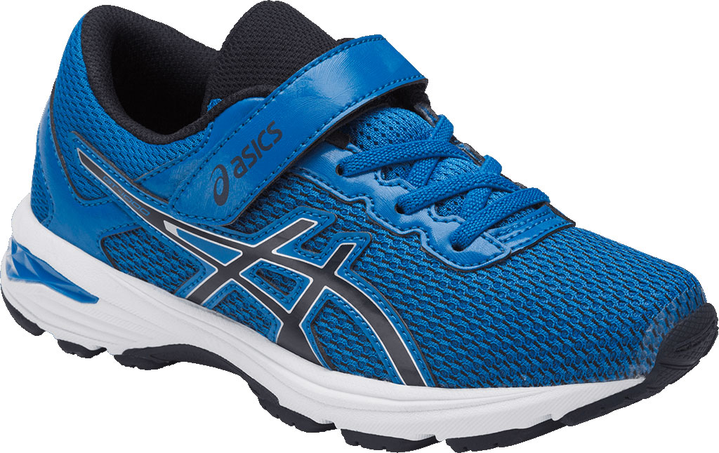 Кроссовки для мальчика Asics Gt-1000 6 Ps, цвет: голубой. C741N-4358. Размер K13 (30)C741N-4358 Кроссовки для мальчика Asics Gt-1000 6 Ps, цвет: голубой. C741N-4358. Размер K13 (30)C741N-4358Легкие кроссовки для мальчика Asics Gt-1000 6 Ps покорят вашего ребенка своим дизайном и функциональностью! Верх кроссовок выполнен из специальной дышащей сетки, которая обеспечивает оптимальный микроклимат внутри обуви. Промежуточная подошва из EVA и вставки Asics Gel в пяточной области обеспечивают превосходную поддержку и предохраняют ноги ребенка от усталости. В модели предусмотрена съемная стелька для простоты ухода и дополнительной амортизации. Светоотражающие элементы обеспечат безопасность в темное время суток.