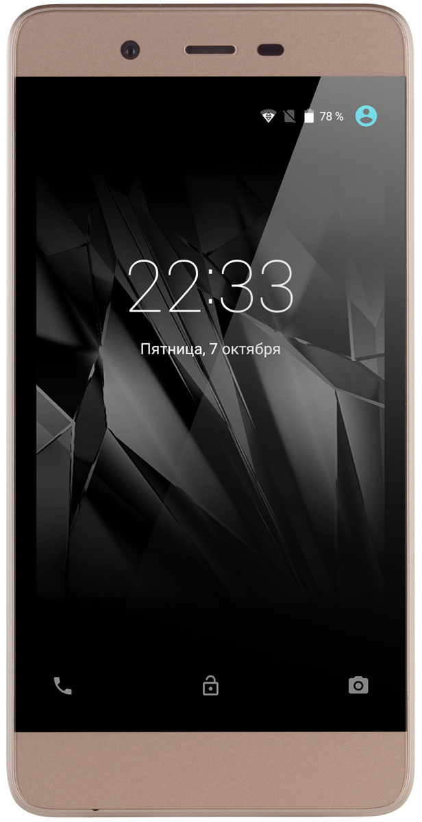 Micromax Bolt Warrior 1 Plus Q4101, Champagne GoldT033406 Micromax Bolt Warrior 1 Plus Q4101, Champagne GoldT033406Плавные грани, изящные формы и блестящий металл - вот слова, которые в полной мере описывают дизайн Micromax Bolt Warrior 1 Plus Q4101. Он по-настоящему великолепен, ведь сразу и не скажешь, что мы имеем дело с бюджетной моделью. Несмотря на доступный ценник, таким девайсом можно будет с удовольствием похвастаться перед друзьями.Ощутите все преимущества быстрого четырехъядерного процессора вместе с Micromax Q4101. Больше не нужно будет ждать и нервничать из-за медленной работы вашего смартфона: просто возьмите в руки ваш новый девайс и наслаждайтесь его плавной и слаженной работой. Современная начинка легко справляется даже с самыми требовательными приложениями.Высокое разрешение, отличная цветопередача и широкие углы обзора - вот благодаря чему вы сможете в полной мере насладиться просмотром фотографий и видеозаписей на вашем новом смартфоне! Экран имеет оптимальный размер в 4,5 дюйма: пользоваться телефоном легко даже одной рукой, но при этом он остается достаточно большим для мультимедийных развлечений.Возьмите любимую музыку с собой и наслаждайтесь ею где угодно. Micromax Q4101 просто создан для меломанов: встроенный плеер имеет многофункциональный эквалайзер, множество настроек и поддерживает беспроводные наушники.Теперь не нужно носить с собой множество отдельных устройств: весь необходимый функционал уже встроен в ваш смартфон! Слушайте музыку, смотрите фильмы, развлекайтесь в играх, общайтесь с друзьями в социальных сетях и покоряйте обширные просторы интернета!Телефон сертифицирован EAC и имеет русифицированный интерфейс меню и Руководство пользователя.
