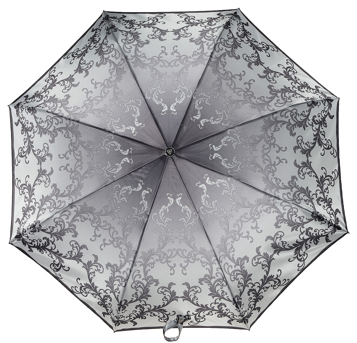 Зонт женский Fabretti, автомат, 3 сложения, цвет: серый. L-17107-9