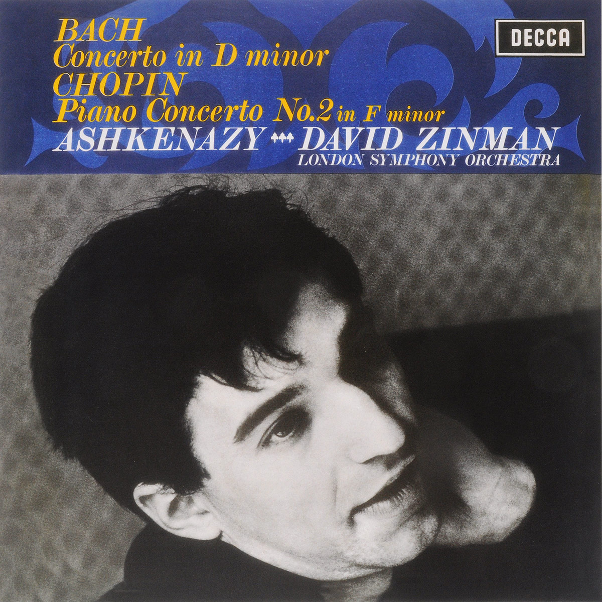 Ashkenazy. David Zinman. Bach. Concerto In D Minor / Chopin. Piano Concerto No.2 (LP)