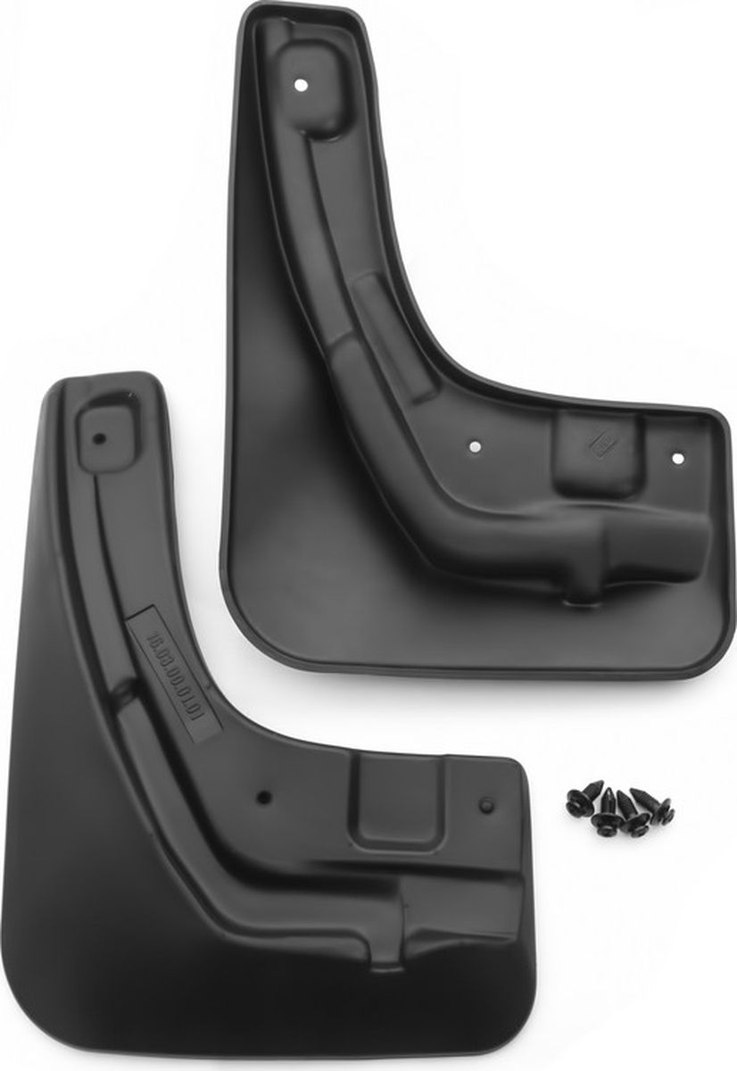 Комплект брызговиков передних Novline-Autofamily для Ford Focus, 2004-2011, 2 шт. NLF.16.03.F11NLF.16.03.F11 Комплект брызговиков передних Novline-Autofamily для Ford Focus, 2004-2011, 2 шт. NLF.16.03.F11NLF.16.03.F11Комплект Novline-Autofamily состоит из 2 передних брызговиков, изготовленных из высококачественного полиуретана. Изделия эффективно защищают кузов автомобиля от грязи и воды, формируют аэродинамический поток воздуха, создаваемый при движении вокруг кузова таким образом, чтобы максимально уменьшить образование грязевой измороси, оседающей на автомобиле. Разработаны индивидуально для каждой модели автомобиля. С эстетической точки зрения брызговики являются завершением колесных арок.