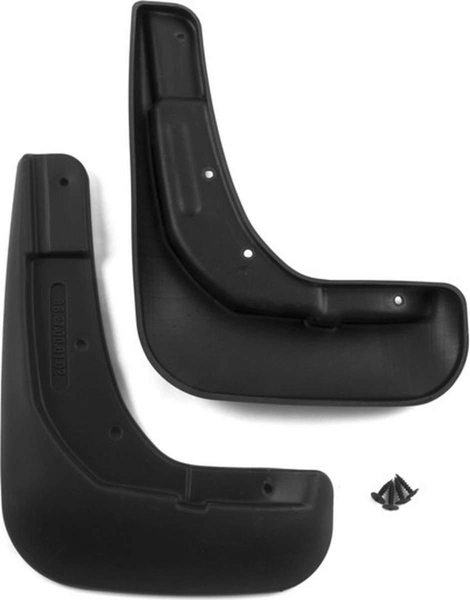 Комплект брызговиков передних Novline-Autofamily для Peugeot 2008 внедорожник, 2014-, 2 штNLF.38.27.F13 Комплект брызговиков передних Novline-Autofamily для Peugeot 2008 внедорожник, 2014-, 2 штNLF.38.27.F13Комплект Novline-Autofamily состоит из 2 передних брызговиков, изготовленных из высококачественного полиуретана. Изделия эффективно защищают кузов автомобиля от грязи и воды, формируют аэродинамический поток воздуха, создаваемый при движении вокруг кузова таким образом, чтобы максимально уменьшить образование грязевой измороси, оседающей на автомобиле. Разработаны индивидуально для каждой модели автомобиля. С эстетической точки зрения брызговики являются завершением колесных арок.