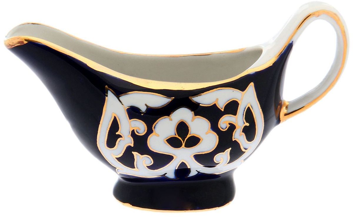 Соусник Turon Porcelain Пахта, цвет: синий, белый, золотистый, 140 мл1625375 Соусник Turon Porcelain Пахта, цвет: синий, белый, золотистый, 140 мл1625375Данный предмет подойдёт для повседневной и праздничной сервировки. Дополните стол текстилем и салфетками в тон, чтобы получить элегантное убранство с яркими акцентами.