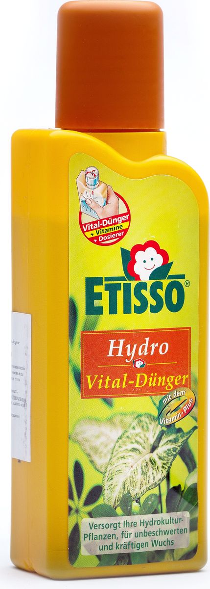 Удобрение Etisso, для водных растений, 250мл1229-851 Удобрение Etisso, для водных растений, 250мл1229-851Жидкое удобрение Etisso предназначено для декоративных растений в аквариумах и на гидропонике, в доме, на балконе, террасе и в саду. Удобрение содержит полный комплекс питательных веществ в легко усвояемой и идеально сбалансированной форме, удовлетворяющий специальные потребности водных растений. Это питание стимулирует активный рост и развитие растений круглый год, придает листьям насыщенную окраску. Поддерживает кислотность водного раствора на оптимальном для полноценного развития гидрокультур уровне pH. Идеально для использования в аквариумах и безопасно для всех его обитателей.