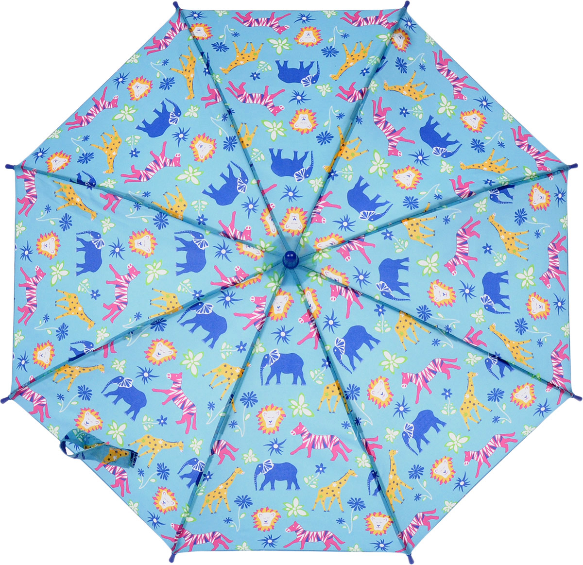 Зонт-трость детский Fulton, механический, цвет: голубой. C724-3390