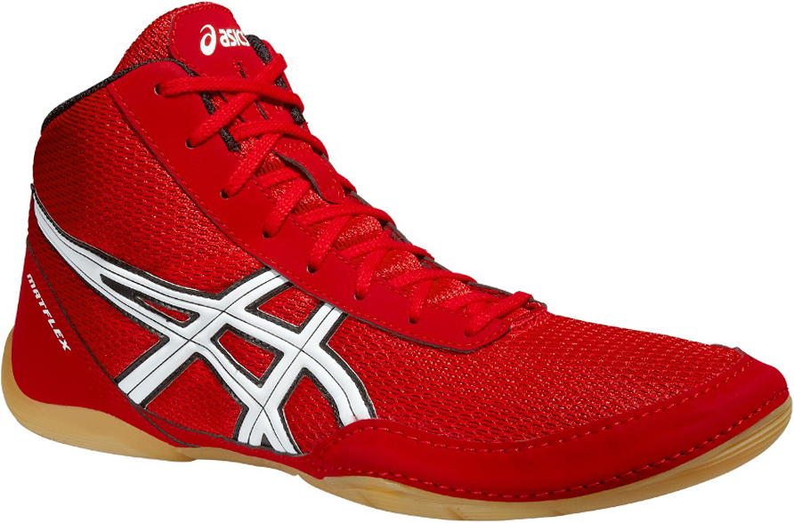 Борцовки мужские Asics Matflex 5, цвет: красный. J504N-2301. Размер 8 (40)J504N-2301 Борцовки мужские Asics Matflex 5, цвет: красный. J504N-2301. Размер 8 (40)J504N-2301Борцовки мужские Asics Matflex 5, обеспечивающие гибкость, надежность сцепления и превосходное качество, подходят для спортсменов с любым уровнем подготовки.Верх выполнен из синтетической кожи с сетчатыми вставками, обеспечивающими циркуляцию воздуха для максимального комфорта, и с поддерживающей синтетической рамой.Специальный рисунок протектора обеспечивает оптимальное сцепление с поверхностью.