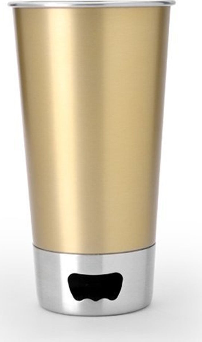 Стакан Asobu Brew cup opener, цвет: золотистый, 550 млBO1 champagne Стакан Asobu Brew cup opener, цвет: золотистый, 550 млBO1 champagneКружка Asobu Brew cup opener - самый популярный пивной бокал в мире! Инновационный дизайн: стальной стакан с двумя видами открывалок в основании. Открывайте, как Вам удобно. Asobu Brew cup opener будет любимцем в Вашей коллекции пивных бокалов. Идеален для использования на открытом воздухе! Особенности: 550 мл.Основание с двумя видами открывалок.Нержавеющая сталь.Можно мыть в посудомоечной машине.
