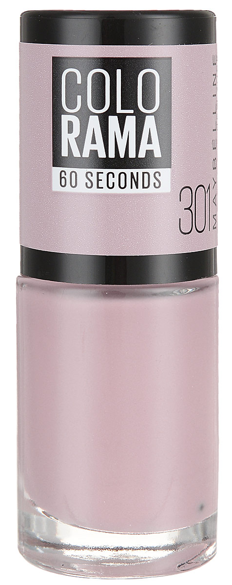 Maybelline New York Лак для ногтей Colorama, оттенок 301, Розовый бриллиант, 7 млB2340303 Maybelline New York Лак для ногтей Colorama, оттенок 301, Розовый бриллиант, 7 млB2340303Самая широкая палитра оттенков новых лаков Колорама.Яркие модные цвета с подиума. Новая формула лака Колорама обеспечивает стойкое покрытие и создает еще более дерзкий, насыщенный цвет, который не тускнеет. Усовершенствованная кисточка для более удобного и ровного нанесения, современная упаковка. Лак для ногтей Колорама не содержит формальдегида, дибутилфталата и толуола.