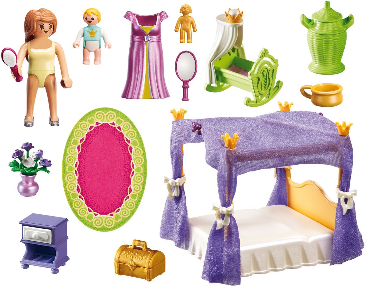 Playmobil Игровой набор Покои Принцессы с колыбелью