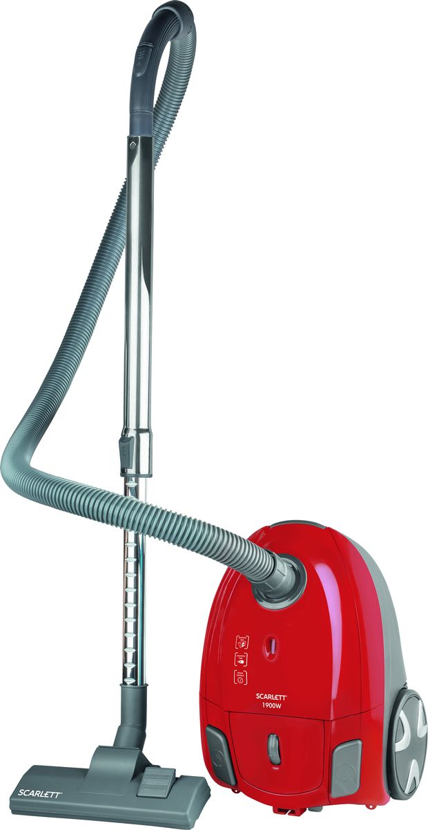 Scarlett SC-VC80B95, Red пылесосSC-VC80B95 Scarlett SC-VC80B95, Red пылесосSC-VC80B95Мощный и компактный пылесос Scarlett SC-VC80B95 подойдет для уборки сухого типа в помещении.Отличная мощность всасывания гарантирует чистый воздух и тщательную уборку в вашем доме. Благодаря качественным фильтрам пыль и мусор остаются в пылесосе и частицы пыли не попадают обратно в воздух помещения.Объем пылесборника в данной модели составляет 2.5 л. Как только мешок для сбора пыли заполнится загорится индикатор заполнения. На корпусе предусмотрен регулятор мощности всасывания.