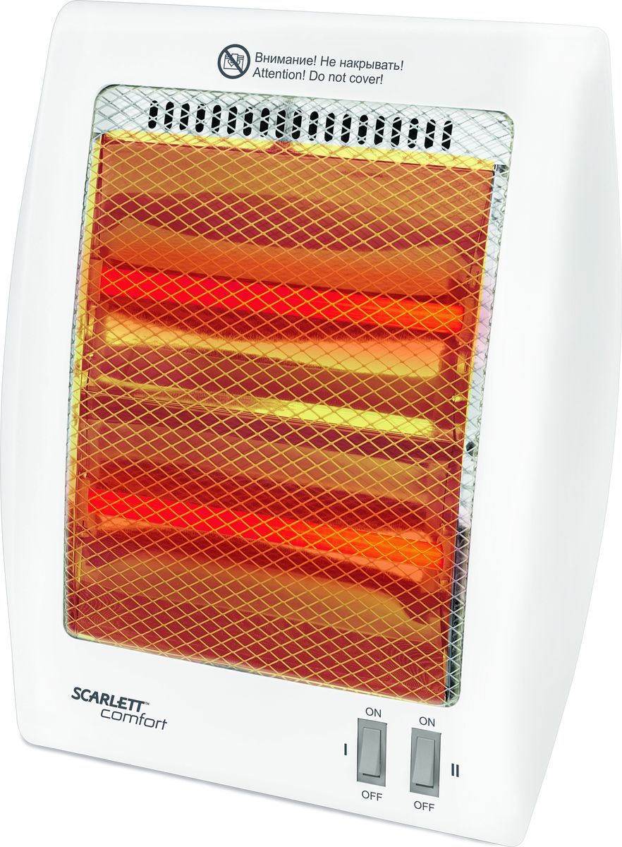 Scarlett SC-IR250D03, White инфракрасный обогревательSC-IR250D03 Scarlett SC-IR250D03, White инфракрасный обогревательSC-IR250D03Обогреватель Scarlett sc-ir250d03 используется для обогрева и поддержания температуры воздуха в доме или на даче. - Компактный дизайн - 2 рабочих режима обогрева 900Вт/450Вт - Автоматическое отключение при опрокидывании - Экономное потребление электроэнергии (экономия до 50%) - Высокая скорость нагрева - Защитная решетка - Равномерный прогрев помещения - Высокий коэффициент полезного действия - Не сжигает кислород - Не сушит воздух - Экологичен и безопасен - Не выделяет запахов, бесшумная работа