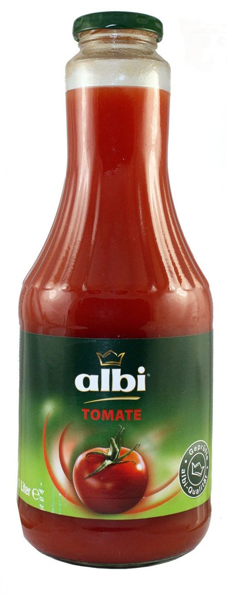 ALBI сок томатный 100%, 1 л4003240305009 ALBI сок томатный 100%, 1 л4003240305009Компания Albi - известный производитель соков из Германии, крупнейшая семейная фирма, на родине входящая в тройку лидеров продаж. Основой успеха фирмы Albi стали высокое качество сырья и технология изготовления со сбережением полезных свойств плодов. Изготавливается продукция Albi из местного сырья нового урожая. Благодаря усовершенствованной системе контроля, отбираются только спелые и здоровые фрукты и овощи. Плоды поступают на переработку напрямую из сада, поэтому продукция Albi сохраняет все витамины и минералы отборных плодов. Благодаря использованию современной технологии продукция Albi не содержит сахара, консервантов и красителей, что подтвердит любое лабораторное независимое исследование. Оригинальные и классические фруктовые, овощные соки, нектары и фруктовые напитки представляют широкий ассортимент продукции Albi.