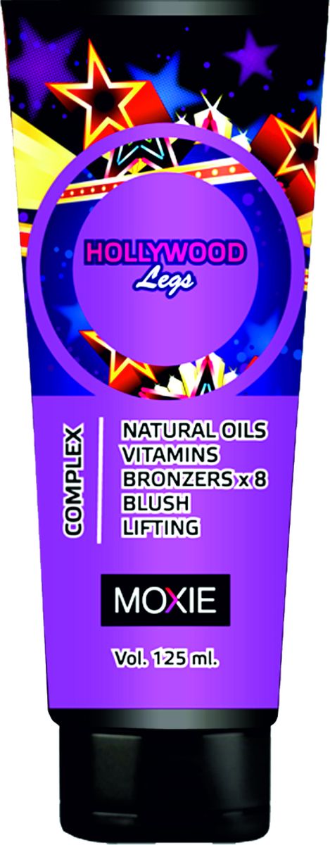 MOXIE Крем для загара в солярии Hollywood Legs, 125 мл89 MOXIE Крем для загара в солярии Hollywood Legs, 125 мл89Нежный крем для ног с бесподобным комплексом бронзаторов и ускорителями загара обеспечит Вашим ножкам быстрый красивый загар. Нежный разогрев и оксигенация кожи позволяет еще больше улучшить результат. Крем быстро впитывается, оставляя на коже умопомрачительный запах. Специальная формула сделает Ваши ножки бархатными на ощупь!