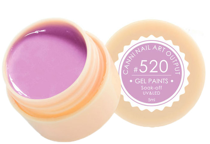 Canni Гель-краска для ногтей Gel Paints, тон № 520, 5 мл11568 Canni Гель-краска для ногтей Gel Paints, тон № 520, 5 мл11568Гель-лак Canni – это покрытие для ногтей нового поколения, которое поставит крест на всех известных Вам ранее проблемах и трудностях использования Гель-лаков. Это самые качественные и самые доступные шеллаки на сегодняшний день. Canni Гель-лак может легко сравниться по качеству с продукцией CND, а в цене и вовсе выигрывает у американского бренда. Предельно простое нанесение, способность к самовыравниванию, отличная пигментация, безопасное снятие, безвредность для здоровья ногтей и огромная палитра оттенков – это далеко не все достоинства Гель-лаков Канни. Каждая женщина найдет для себя в них что-то свое, отчего уже никогда не сможет отказаться.