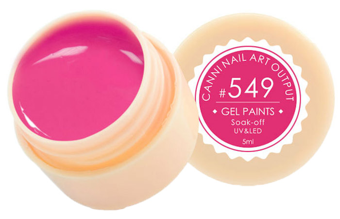 Canni Гель-краска для ногтей Gel Paints, тон № 549, 5 мл11578 Canni Гель-краска для ногтей Gel Paints, тон № 549, 5 мл11578Гель-лак Canni – это покрытие для ногтей нового поколения, которое поставит крест на всех известных Вам ранее проблемах и трудностях использования Гель-лаков. Это самые качественные и самые доступные шеллаки на сегодняшний день. Canni Гель-лак может легко сравниться по качеству с продукцией CND, а в цене и вовсе выигрывает у американского бренда. Предельно простое нанесение, способность к самовыравниванию, отличная пигментация, безопасное снятие, безвредность для здоровья ногтей и огромная палитра оттенков – это далеко не все достоинства Гель-лаков Канни. Каждая женщина найдет для себя в них что-то свое, отчего уже никогда не сможет отказаться.