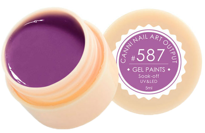 Canni Гель-краска для ногтей Gel Paints, тон № 587, 5 мл13875 Canni Гель-краска для ногтей Gel Paints, тон № 587, 5 мл13875Гель-лак Canni – это покрытие для ногтей нового поколения, которое поставит крест на всех известных Вам ранее проблемах и трудностях использования Гель-лаков. Это самые качественные и самые доступные шеллаки на сегодняшний день. Canni Гель-лак может легко сравниться по качеству с продукцией CND, а в цене и вовсе выигрывает у американского бренда. Предельно простое нанесение, способность к самовыравниванию, отличная пигментация, безопасное снятие, безвредность для здоровья ногтей и огромная палитра оттенков – это далеко не все достоинства Гель-лаков Канни. Каждая женщина найдет для себя в них что-то свое, отчего уже никогда не сможет отказаться.