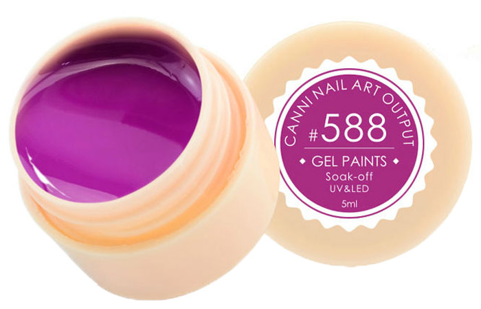 Canni Гель-краска для ногтей Gel Paints, тон № 588, 5 мл13876 Canni Гель-краска для ногтей Gel Paints, тон № 588, 5 мл13876Гель-лак Canni – это покрытие для ногтей нового поколения, которое поставит крест на всех известных Вам ранее проблемах и трудностях использования Гель-лаков. Это самые качественные и самые доступные шеллаки на сегодняшний день. Canni Гель-лак может легко сравниться по качеству с продукцией CND, а в цене и вовсе выигрывает у американского бренда. Предельно простое нанесение, способность к самовыравниванию, отличная пигментация, безопасное снятие, безвредность для здоровья ногтей и огромная палитра оттенков – это далеко не все достоинства Гель-лаков Канни. Каждая женщина найдет для себя в них что-то свое, отчего уже никогда не сможет отказаться.