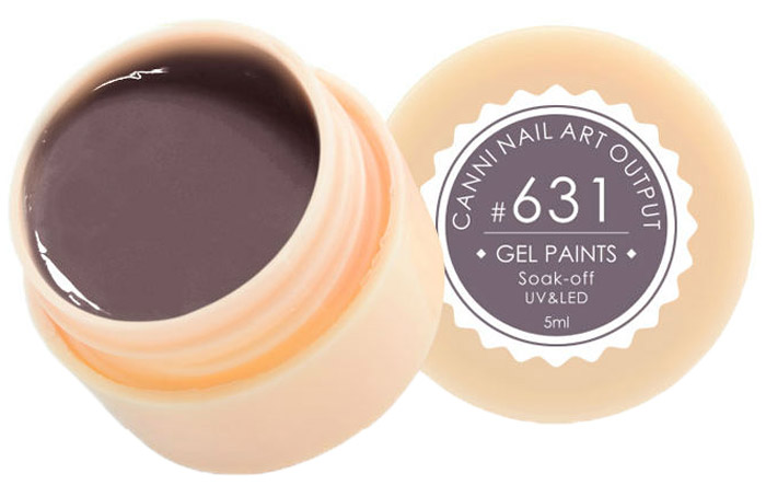 Canni Гель-краска для ногтей Gel Paints, тон № 631, 5 мл13902 Canni Гель-краска для ногтей Gel Paints, тон № 631, 5 мл13902Гель-лак Canni – это покрытие для ногтей нового поколения, которое поставит крест на всех известных Вам ранее проблемах и трудностях использования Гель-лаков. Это самые качественные и самые доступные шеллаки на сегодняшний день. Canni Гель-лак может легко сравниться по качеству с продукцией CND, а в цене и вовсе выигрывает у американского бренда. Предельно простое нанесение, способность к самовыравниванию, отличная пигментация, безопасное снятие, безвредность для здоровья ногтей и огромная палитра оттенков – это далеко не все достоинства Гель-лаков Канни. Каждая женщина найдет для себя в них что-то свое, отчего уже никогда не сможет отказаться.