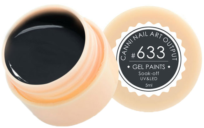 Canni Гель-краска для ногтей Gel Paints, тон № 633, 5 мл13904 Canni Гель-краска для ногтей Gel Paints, тон № 633, 5 мл13904Гель-лак Canni – это покрытие для ногтей нового поколения, которое поставит крест на всех известных Вам ранее проблемах и трудностях использования Гель-лаков. Это самые качественные и самые доступные шеллаки на сегодняшний день. Canni Гель-лак может легко сравниться по качеству с продукцией CND, а в цене и вовсе выигрывает у американского бренда. Предельно простое нанесение, способность к самовыравниванию, отличная пигментация, безопасное снятие, безвредность для здоровья ногтей и огромная палитра оттенков – это далеко не все достоинства Гель-лаков Канни. Каждая женщина найдет для себя в них что-то свое, отчего уже никогда не сможет отказаться.