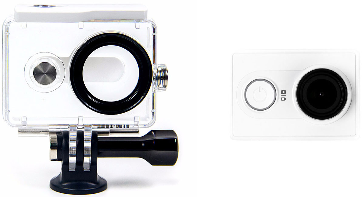 Xiaomi YI Basic, White экшн-камера + водонепроницаемый бокс88021 Xiaomi YI Basic, White экшн-камера + водонепроницаемый бокс88021Миниатюрная экшн-камера Xiaomi YI Basic отличается не только компактностью, но и обладает высокой производительностью профессионального уровня. За обработку фото и видео отвечает процессор Ambarella A7LS, а также качественная матрица от Sony.Широкоугольный объектив с асферическими линзами высокой четкости имеет угол обзора в 155 градусов, который помогает охватить больше пространства. Таким образом, съемка больших сцен под особым углом сможет передать визуальный эффект.Вы больше не должны беспокоиться о том, что не сможете делать натуральные яркие фотографии. Эта камера может быть использована совместно с большим количеством аксессуаров: вы можете разместить камеру на шлем, велосипед, монопод и т.д.Ambarella A7LS - самый высокопроизводительный процессор обработки изображения. Высокоточный способ кодирования изображения поможет корректно разместить снятые кадры, а также позволит отснять больше материала, даже если у вас осталось небольшое количество места на карте памяти. Камера предлагает вам 4 режима съемки - максимальная скорость, высокая скорость, режим движения, обычный режим.Специальный режим подавления шума 3D и техника компенсированной фильтрации движения (MCTF) поможет делать четкие фото и видео кадры при слабом освещении или при встрясках.Датчик Sony Exmor R BSI имеет технику задней подсветки изображения, которая очень чувствительна к объектам, убирает шум, а вы можете получить высококачественные фотографии и видео в пасмурную погоду, ночью либо при слабом освещении в помещении.Вы можете использовать смартфон, как пульт управления для фотографирования или съемки видео. А с помощью специального приложения очень легко делиться отснятым материалом со своими друзьями в любое время.Высокопроизводительный трехосевой G-сенсорЕмкость аккумулятора: 1010 мАч