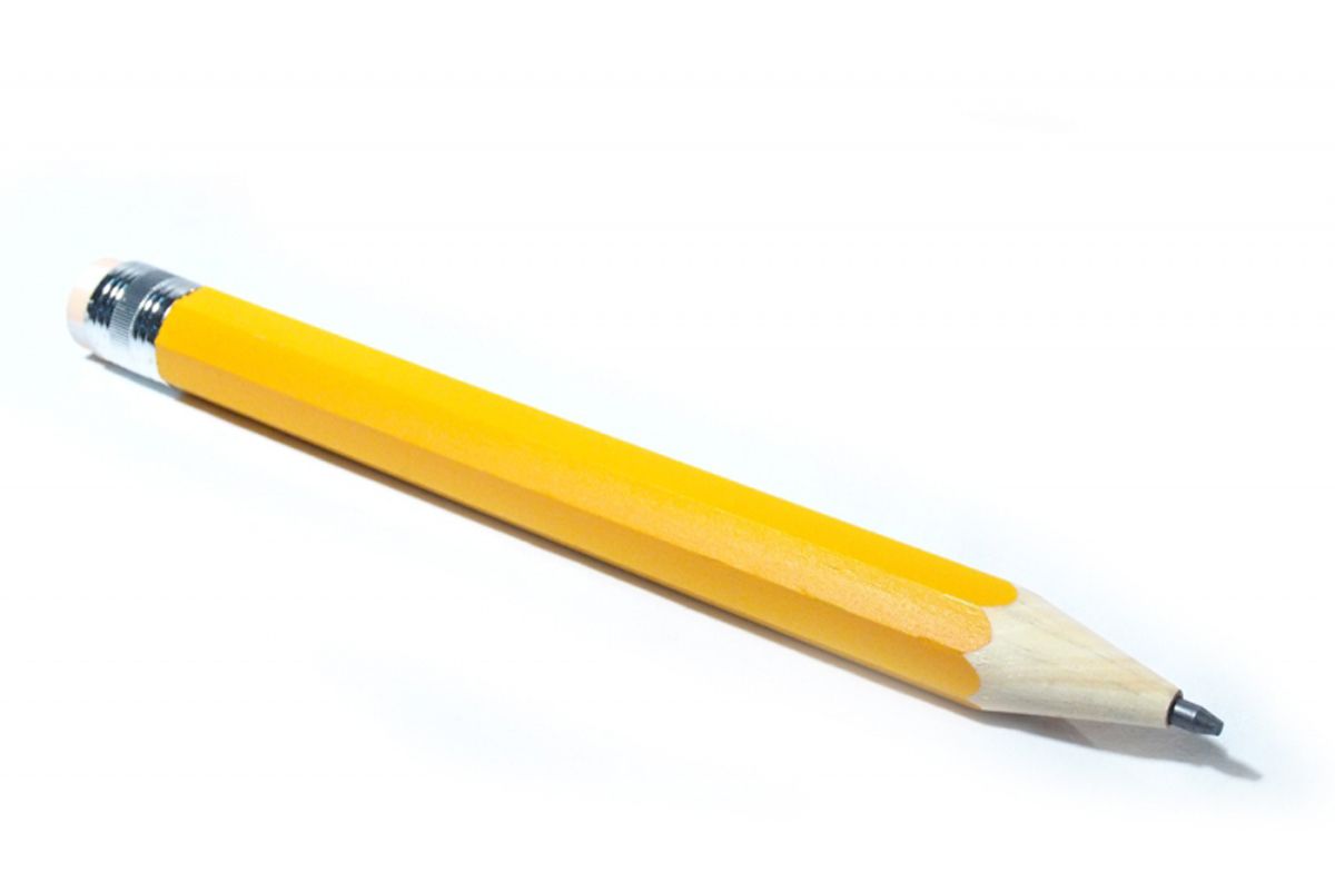 Карамба Карандаш чернографитный с ластиком цвет желтый