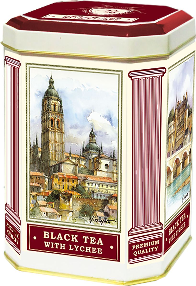 Real Райские птицы листовой черный чай с личи Black Tea with Lychee, 150 г262 Real Райские птицы листовой черный чай с личи Black Tea with Lychee, 150 г262Чай чёрный байховый крупнолистовой, собран в ручную на высокогорных плантациях. В чайный купаж входят натуральные добавки - лепестки василька, сушеные плоды клубники, кусочки сушеного ананаса.