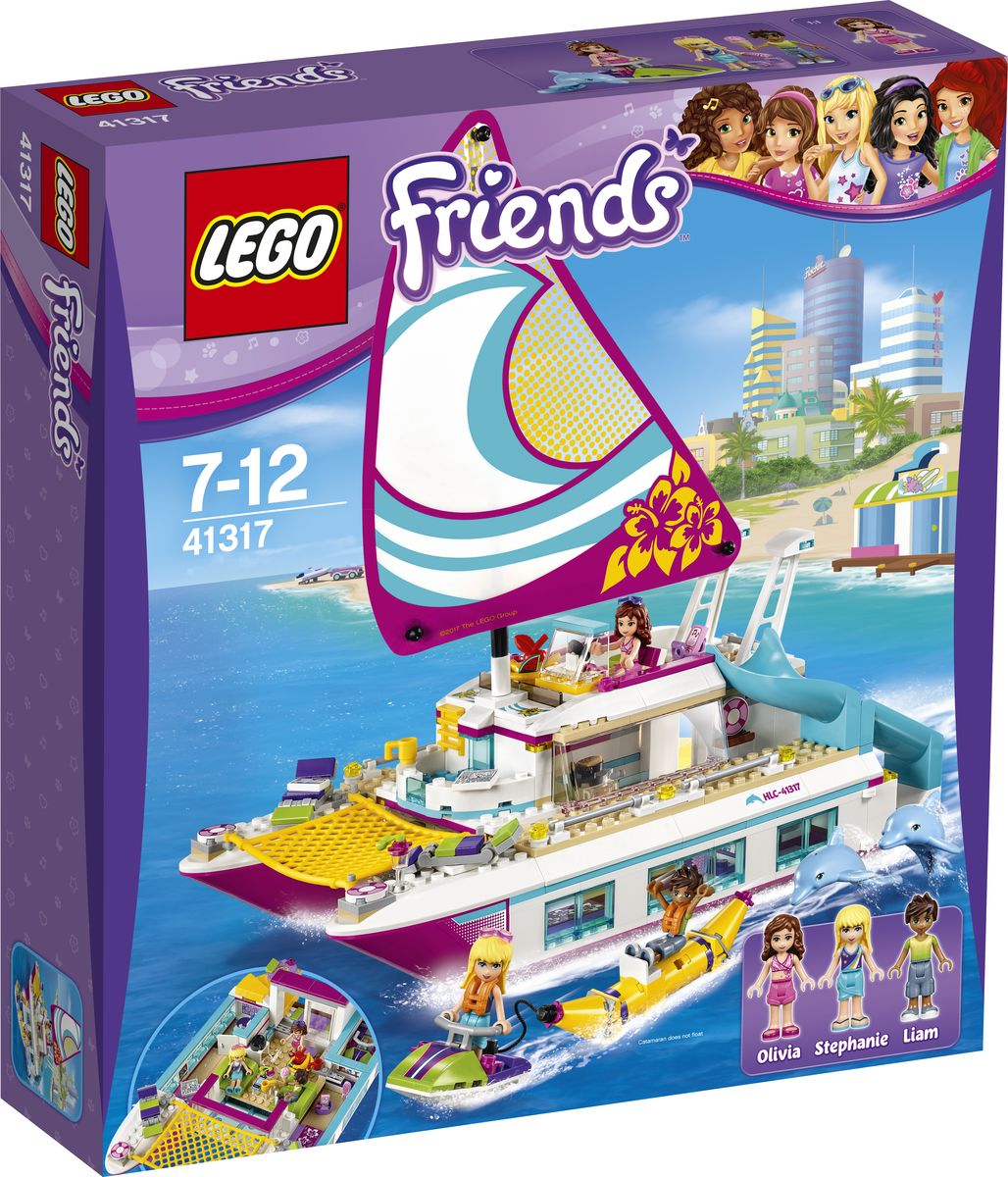 LEGO Friends Конструктор Катамаран Саншайн 41317