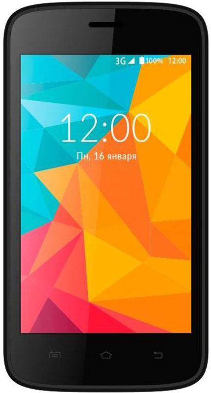 Vertex Impress Fit, BlackIMFIT-BL Vertex Impress Fit, BlackIMFIT-BLVertex Impress Fit - доступный и яркий смартфон для повседневного общения.Эргономичный и компактный корпус гарантирует комфортное использование смартфона при любых обстоятельствах. Яркие сменные панели в комплекте позволяют подобрать стиль смартфона под настроение. В комплекте синяя и красная задняя крышка.Яркий дисплей с диагональю 4 дюйма обеспечивает высокое качество изображения, что делает просмотр интернет-страниц, видео, совершение панорамной съемки, использование приложений и игр еще удобнее.Мощный 4-х ядерный процессор смартфона Impress Fit обеспечивает бесперебойную работу всех функций смартфона, а также качественное функционирование операционной системы и установленных приложений. Просмотр фильмов и видеороликов, игры, рабочие программы, Интернет - поддержка всех функций на максимальной скорости.С возможностью расширения встроенной памяти при помощи карты microSD развлечения и работа становятся комфортнее: игры, книги, рабочие программы в вашем смартфоне.Операционная система Android 6.0 Marshmallow и сервис Google Play предлагает огромный выбор приложений на любой вкус. Игры, музыка, социальные сети, навигационные карты, фото приложения и многое другое.Одновременная работа двух SIM-карт позволяет просто и удобно совместить личный и рабочий номер в одном телефоне.Телефон сертифицирован EAC и имеет русифицированный интерфейс меню и Руководство пользователя.