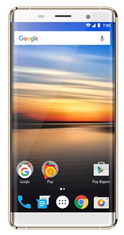 Vertex Impress Genius, GoldGNS4G-GLD Vertex Impress Genius, GoldGNS4G-GLDСмартфон Vertex Impress Genius - ультрастильный 4G смартфон в металлическом корпусе и с безрамочным HD дисплеем.Благодаря 4-х ядерному процессору модель Impress Genius отлично подходит для решения повседневных задач. Мощность процессора обеспечивает бесперебойную работу операционной системы и установленных приложений. Смартфон оснащен 1 ГБ оперативной памяти и 8 ГБ встроенной, что позволяет эффективно использовать возможности интерфейса: Интернет, игры, приложения, фото и видео съемка, электронные книги и прочие дополнительные smart-функции. Для повышения работоспособности смартфона и увеличения объема памяти можно использовать microSD карты емкостью до 32 ГБ. Смартфон Vertex Impress Genius оснащен большим и ярким IPS дисплеем с разрешением HD и с технологией On-Cell, что дополняет стильный образ смартфона и позволяет максимально комфортно использовать возможности модели. IPS-матрица дисплея обеспечивает широкие углы обзора, а также высокую контрастность изображений и качественную цветопередачу.Уникальная конструкция корпуса с рамками толщиной всего 0,8 мм и 2.5D стекло толщиной 1,6 мм создают эффект изогнутого по краям дисплея. Безрамочный дисплей смартфона отлично сочетается с идеей дизайна, доставляя пользователю исключительное эстетическое удовольствие.Смартфон получил операционную систему Android 6.0 Marshmallow. ОС стала еще более функциональной и удобной для пользователя.Смартфон Vertex Impress Genius поддерживает высокоскоростной 4G интернет, что обеспечивает быструю передачу данных. Благодаря доступу к сетям LTE веб-серфинг стал еще проще и комфортнее: быстрая загрузка интернет-страниц, мгновенная отправка сообщений и файлов, просмотр видео на высокой скорости.Телефон сертифицирован EAC и имеет русифицированный интерфейс меню и Руководство пользователя.