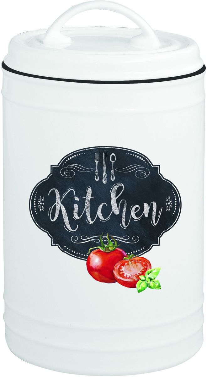 Банка для сыпучих продуктов Easy Life Кухня, 10 х 10 х 20 см1621KIBK Банка для сыпучих продуктов Easy Life Кухня, 10 х 10 х 20 см1621KIBKБанка для сыпучих продуктов Easy Life Кухня изготовлена из фарфора. Емкость снабжена крышкой, которая плотно закрывается, дольше сохраняя аромат и свежесть содержимого. Банка подходит для хранения сыпучих продуктов: круп, специй, сахара, соли и прочего. Такая банка станет полезным приобретением и пригодится на любой кухне.Диаметр (по верхнему краю): 10 см.Высота (без учета крышки): 20 см.