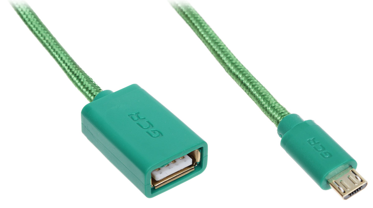 Greenconnect Russia GCR-MB7AF-BB2SG, Green адаптер переходник OTG (0,75 м)GCR-MB7AF-BB2SG-0.75m Greenconnect Russia GCR-MB7AF-BB2SG, Green адаптер переходник OTG (0,75 м)GCR-MB7AF-BB2SG-0.75mС помощью Greenconnect Russia GCR-MB7AF-BB2SG вы сможете подключить любые устройства, имеющие разъем USB к порту microUSB OTG (On-The-Go) вашего девайса. Экранирование кабеля позволяет защитить сигнал при передаче от влияния внешних полей, способных создать помехи.OTG (On-The-Go) функция позволяет синхронизировать периферийные USB-устройства с портативным девайсом напрямую - без необходимости подключения к ПК.