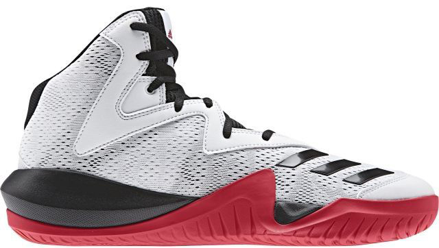 Кроссовки для баскетбола мужские Adidas Crazy Team 2017, цвет: белый, красный. BY4533. Размер 10,5 (44)BY4533 Кроссовки для баскетбола мужские Adidas Crazy Team 2017, цвет: белый, красный. BY4533. Размер 10,5 (44)BY4533Мужские кроссовки для баскетбола adidas Crazy Team 2017 выполнены из сетчатого текстиля и искусственной кожи. Модель оформлена фирменными накладками из полимера. Шнурки надежно зафиксируют модель на ноге. Внутренняя поверхность из сетчатого текстиля комфортна при движении. Стелька выполнена из легкого ЭВА-материала с поверхностью из текстиля. Подошва изготовлена из высококачественной резины и дополнена рельефным рисунком. Задняя часть подошвы оснащена вставкой из Adiprene, которая смягчает ударную нагрузку на стопу и обеспечивает дополнительную амортизацию.