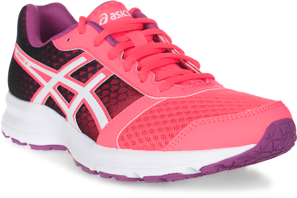 Кроссовки для бега женские Asics Patriot 8, цвет: коралловый, фиолетовый. T669N-2001. Размер 8H (38,5)T669N-2001 Кроссовки для бега женские Asics Patriot 8, цвет: коралловый, фиолетовый. T669N-2001. Размер 8H (38,5)T669N-2001Кроссовки для бега Asics Patriot 8 выполнены из сетчатого текстиля комбинированных цветов и дополнены элементами из искусственной кожи. Модель оформлена фирменными нашивками. На ноге модель фиксируется с помощью шнурков. Внутренняя поверхность выполнена из мягкого сетчатого текстиля. Стелька выполнена из ЭВА-материала с поверхностью из текстиля. Подошва изготовлена из легкого и гибкого ЭВА-материала. Поверхность подошвы выполнена из прочной резины и дополнена протектором, который гарантирует отличное сцепление с любой поверхностью.