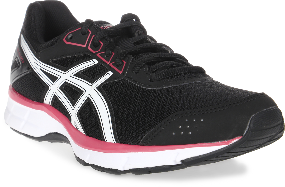 Кроссовки женские Asics Gel-Galaxy 9, цвет: черный, малиновый. T6G5N-9019. Размер 8 (38)T6G5N-9019 Кроссовки женские Asics Gel-Galaxy 9, цвет: черный, малиновый. T6G5N-9019. Размер 8 (38)T6G5N-9019Женские кроссовки для бега Gel-Galaxy 9 от Asics выполнены из текстильного дышащего материала. Удобная шнуровка надежно фиксирует модель на стопе. Внутренняя отделка выполнена из мягкого текстиля. Рельефная, гибкая и сверхпрочная подошва. В универсальных женских кроссовках Gel-Galaxy 9 вы получите удовольствие от каждой пробежки. Идеальны для энергичных тренировок и спокойного отдыха. Прочные и надежные материалы способны выдержать любую нагрузку. Ощущение прохлады дарит дышащий материал кроссовок. Для пробежек или для повседневных дел и прогулок.