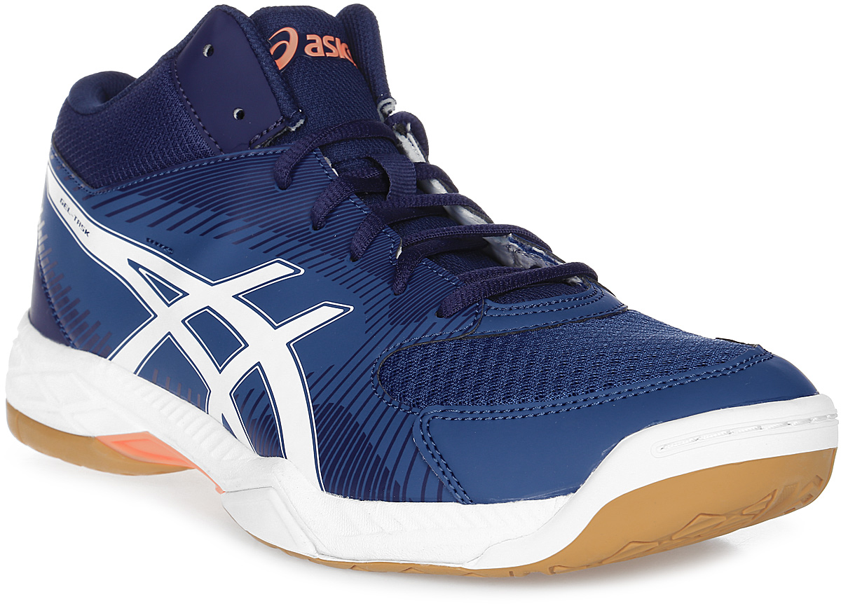 Кроссовки мужские Asics Gel-Task Mt, цвет: синий, белый. B703Y-4901. Размер 13 (46,5)B703Y-4901 Кроссовки мужские Asics Gel-Task Mt, цвет: синий, белый. B703Y-4901. Размер 13 (46,5)B703Y-4901Стильные мужские кроссовки Gel-Task MT от Asics - эффектная, хорошо сбалансированная обувь для волейбола, в которой используются все знаменитые технологии Asics. Полувысокий вариант для большей поддержки стопы был разработан для игроков, для которых наиболее важным в обуви является гармоничное сочетание амортизации, комфорта и дизайна. Верх модели выполнен из дышащего текстиля, оформленного вставками из искусственной кожи и фирменными полосками бренда. Искусственная кожа устойчива к трению и разрывам. Дышащий материал обеспечивает легкость, комфорт и воздухопроницаемость. Asics-гель (специальный вид силикона) в носке поглощает удар, снижает нагрузку на пятку, колени и позвоночник спортсмена. Классическая шнуровка надежно фиксирует модель на стопе. Трасстик - литой элемент, расположенный под центральной частью подошвы, обеспечивает стабильность, легкость, предотвращает скручивание стопы. Подошва изготовлена из NC-резины, компоненты которой содержат больше натуральной резины, чем традиционной жесткой, что увеличивает сцепление на площадках. Колодка Калифорния - для стабильности и комфорта. Верх прострочен по кайме стельки EVA и напрямую закреплен на средней подошве. Стелька EVA с текстильной поверхностью обеспечивает превосходную амортизацию и комфорт. В таких кроссовках вашим ногам будет комфортно и уютно.