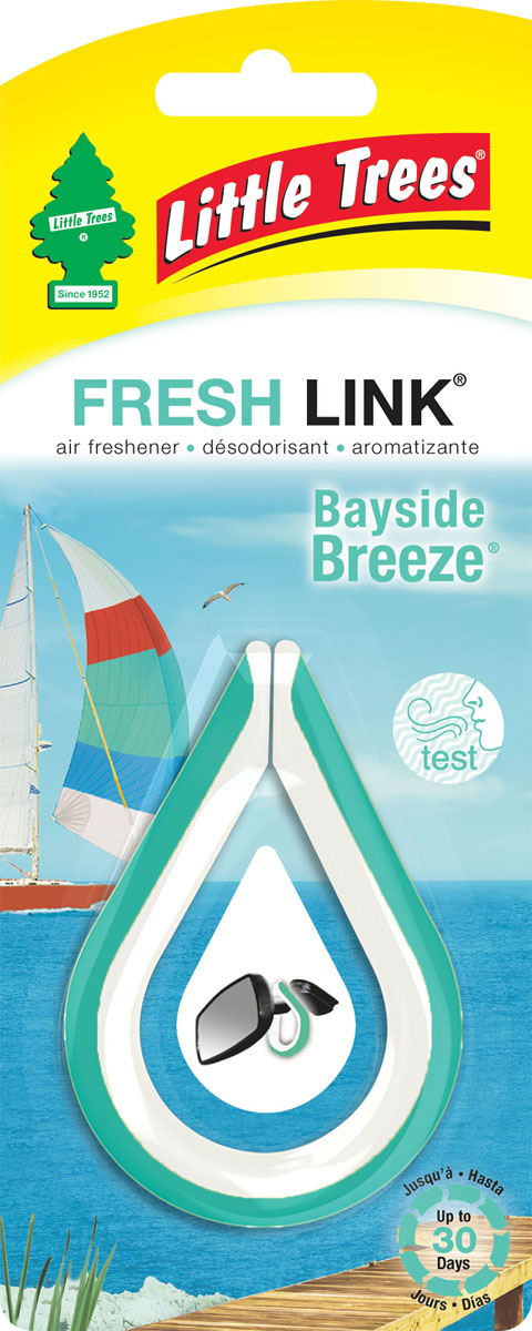 Ароматизатор-клипса Little Trees Прибрежный бриз (Bayside Breeze)CTK-52034-24 Ароматизатор-клипса Little Trees Прибрежный бриз (Bayside Breeze)CTK-52034-24Освежитель воздуха Little Trees уникален по эффективности действия, насыщенности и стойкости запаха. Подходит для использования в салоне автомобиля, а также в помещениях.