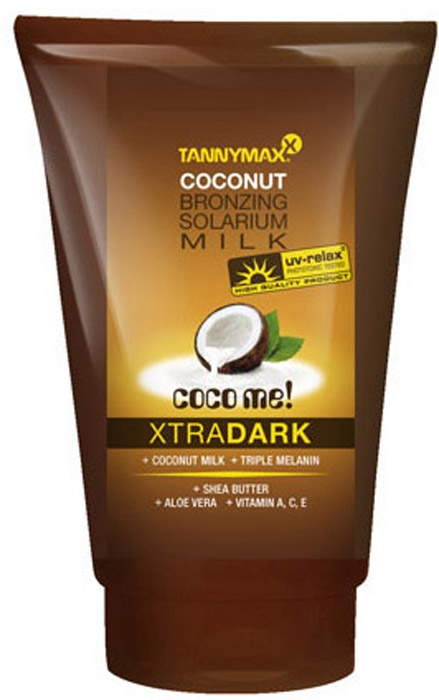 Tannymaxx Молочко-ускоритель для загара Classic Dark Coconut Milk, с усиленным бронзатором тройного действия, 50 мл молочко для загара в солярии tannymax body chocolate bronzing milk 200 мл