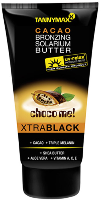 Tannymaxx Масло для загара Classic Black Cacao Butter, с усиленным бронзатором тройного действия, 100 мл