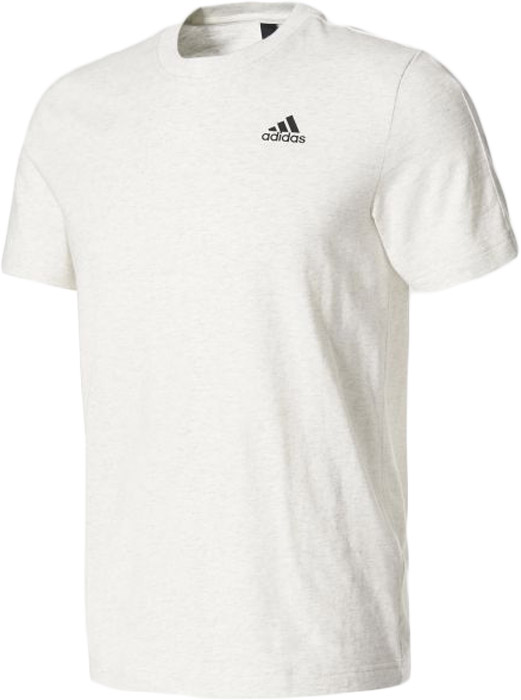 Футболка мужская Adidas Ess Base Tee, цвет: белый. B47356. Размер S (44/46)B47356 Футболка мужская Adidas Ess Base Tee, цвет: белый. B47356. Размер S (44/46)B47356Комфортная мужская футболка от Adidas с короткими рукавами и круглым вырезом горловины выполнена из натурального хлопка. Классический крой и рукава реглан обеспечивают оптимальную свободу движений. Модель украшена большим прорезиненным принтом с логотипом adidas.