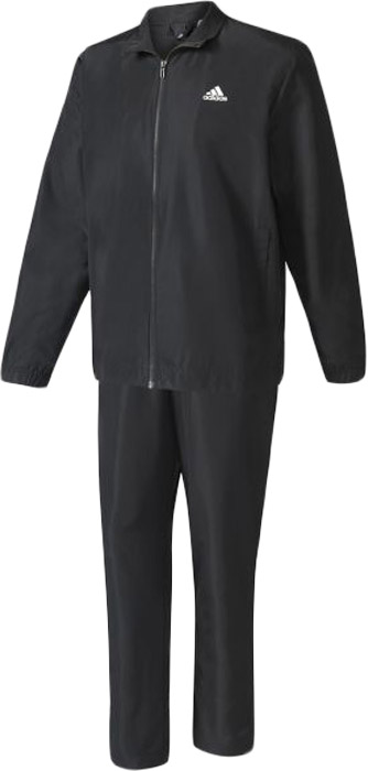 Костюм спортивный мужской Adidas Wv 24-7 Ts, цвет: черный. BK4106. Размер 6 (50)BK4106 Костюм спортивный мужской Adidas Wv 24-7 Ts, цвет: черный. BK4106. Размер 6 (50)BK4106Мужской спортивный костюм adidas включает в себя ветровку и спортивные брюки. Ветровка с длинными рукавами застегивается спереди на молнию. Модель изготовлена из высококачественного полиэстера. Вшитая сетчатая подкладка обеспечивает циркуляцию воздуха и вентиляцию. Ветровка дополнена двумя прорезными карманами спереди. Спортивные брюки выполнены из полиэстера. Модель имеет широкую эластичную резинку на поясе.