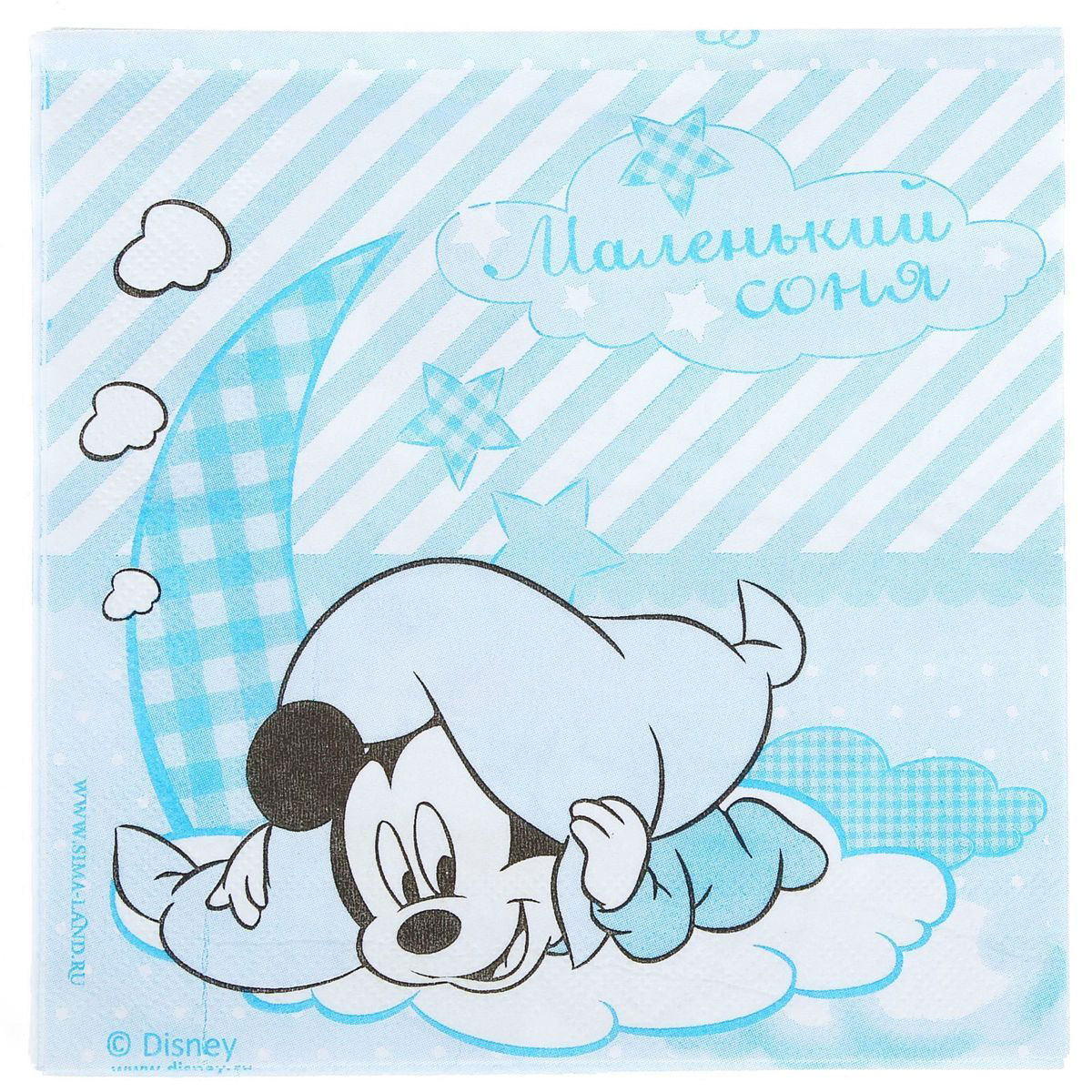 Салфетка для декупажа Disney Микки Маус. Сладкий малыш, 33 х 33 см1189461 Салфетка для декупажа Disney Микки Маус. Сладкий малыш, 33 х 33 см1189461Салфетка для декупажа изготовлена из тонкой, но качественной бумаги. Легко приклеится к основе и сохранит при этом насыщенность красок и четкость линий.Создавайте свои уникальные шедевры!