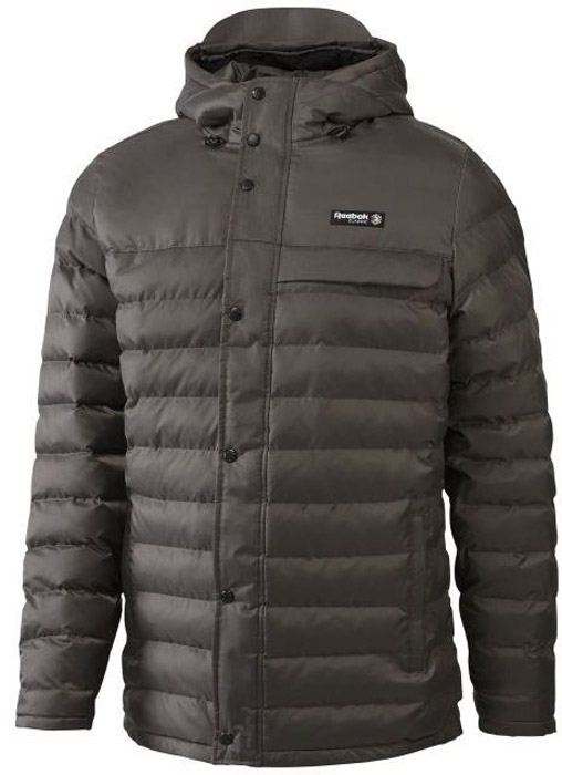 Куртка мужская Reebok F Long Jacket, цвет: серый. BQ2752. Размер XXL (60/62)BQ2752 Куртка мужская Reebok F Long Jacket, цвет: серый. BQ2752. Размер XXL (60/62)BQ2752Мужская куртка Reebok выполнена из полиамида. Высокий воротник и эластичные манжеты для защиты от непогоды и оптимальной посадки. Модель застегивается на застежку-молнию и дополнена ветрозащитным клапаном на кнопках. Спереди расположено два прорезных кармана. Куртка дополнена логотипом бренда.