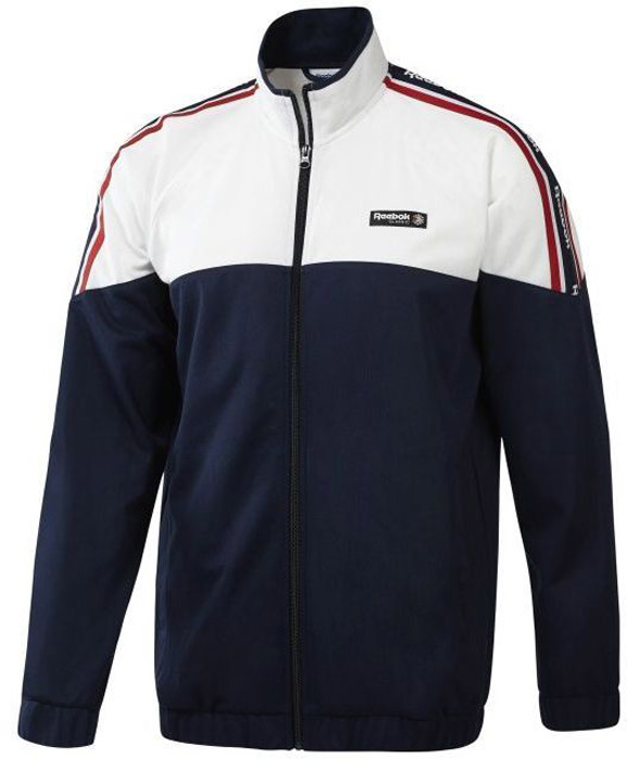 Олимпийка мужская Reebok F Franchise Trackto, цвет: темно-синий, белый. BQ3590. Размер M (48/50)BQ3590 Олимпийка мужская Reebok F Franchise Trackto, цвет: темно-синий, белый. BQ3590. Размер M (48/50)BQ3590Мужская олимпийка Reebok с длинными рукавами и воротником-стойкой выполнена из хлопка и полиэстера. Модель застегивается на застежку-молнию и оснащена двумя втачными карманами на застежках-молниях спереди. Эластичные манжеты для оптимальной посадки. Модель оформлена контрастным блочным дизайном.