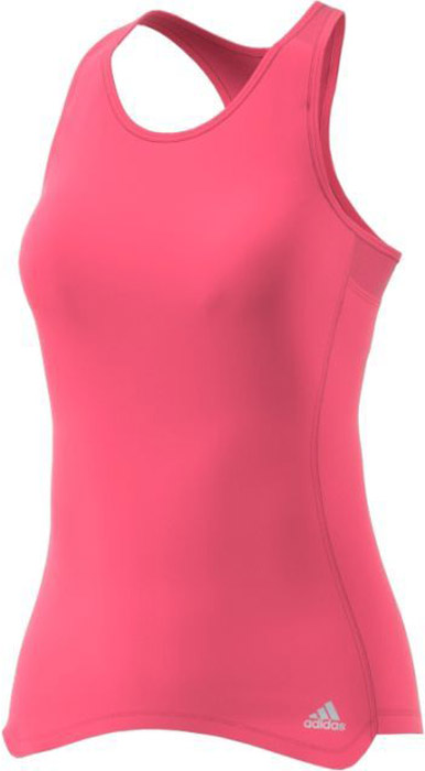 Майка для бега женская Adidas Rs Cup Tnk W, цвет: розовый. BQ3598. Размер XS (40/42)BQ3598 Майка для бега женская Adidas Rs Cup Tnk W, цвет: розовый. BQ3598. Размер XS (40/42)BQ3598Удобная женская майка Adidas, выполненная из полиэстера, гарантирует комфорт во время длительных забегов в жаркие дни. Ткань с технологией climalite® отводит излишки влаги от тела, сохраняя комфортное ощущение сухости. Майка-борцовка с круглым вырезом горловины дополнена светоотражающим логотипом бренда.
