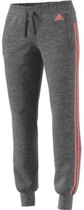 Брюки спортивные женские Adidas Ess 3s Pant Ch, цвет: серый, розовый. BR2504. Размер XL (52/54)BR2504 Брюки спортивные женские Adidas Ess 3s Pant Ch, цвет: серый, розовый. BR2504. Размер XL (52/54)BR2504Женские спортивные брюки Adidas, выполненные из натурального хлопка с добавлением полиэстера, великолепно подойдут для отдыха и занятий спортом. Модель дополнена широкими эластичными резинками на поясе и по низу брючин. Объем талии регулируется с внешней стороны при помощи шнурка-кулиски. Культовые три полоски по бокам создают актуальный образ. Спереди имеются два прорезных кармана.