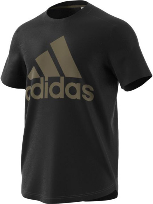 Футболка мужская Adidas Id Bos Tee, цвет: черный, коричневый. BR4056. Размер M (48/50)BR4056 Футболка мужская Adidas Id Bos Tee, цвет: черный, коричневый. BR4056. Размер M (48/50)BR4056Комфортная мужская футболка от Adidas с короткими рукавами и круглым вырезом горловины выполнена из высококачественного материала. Благодаря втачным рукавам спереди, которые переходят в рукава реглан сзади, эта мужская футболка обеспечивает максимальную свободу движений. Модель оформлена спереди логотипом бренда.